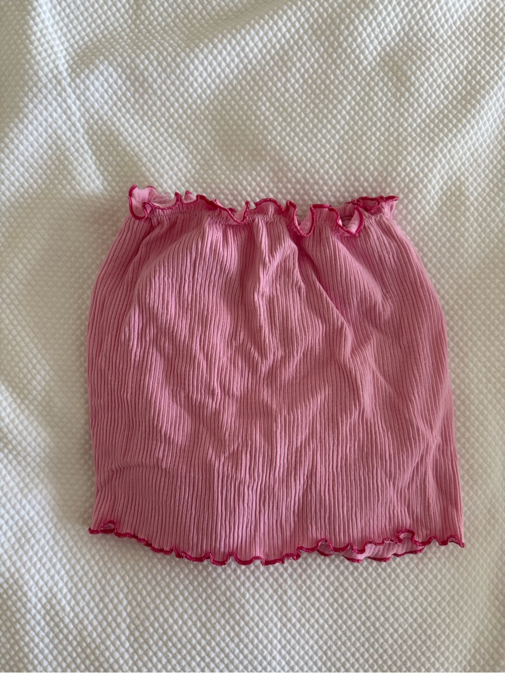 Stretchy Ruched Tube Top - Picture 2 of 3